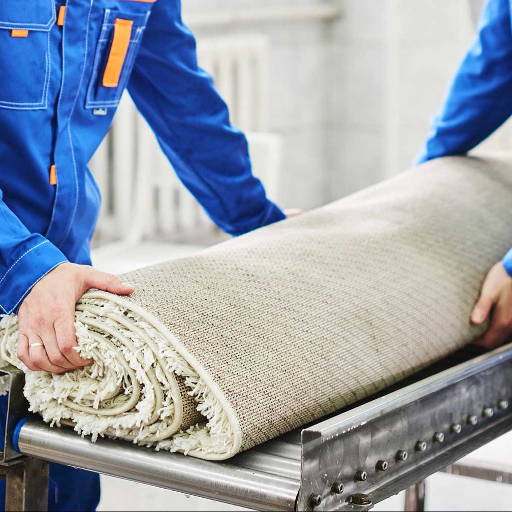 Механизированная чистка ковров в Москве